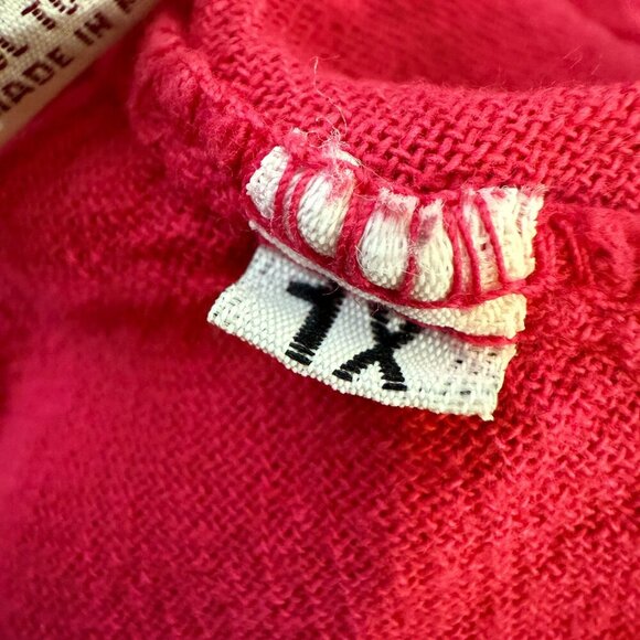 Oh My Gauze! Cold Shoulder Maxi Dress Women's 1X Pink Slit Beach Coastal Travel - Picture 15 of 15